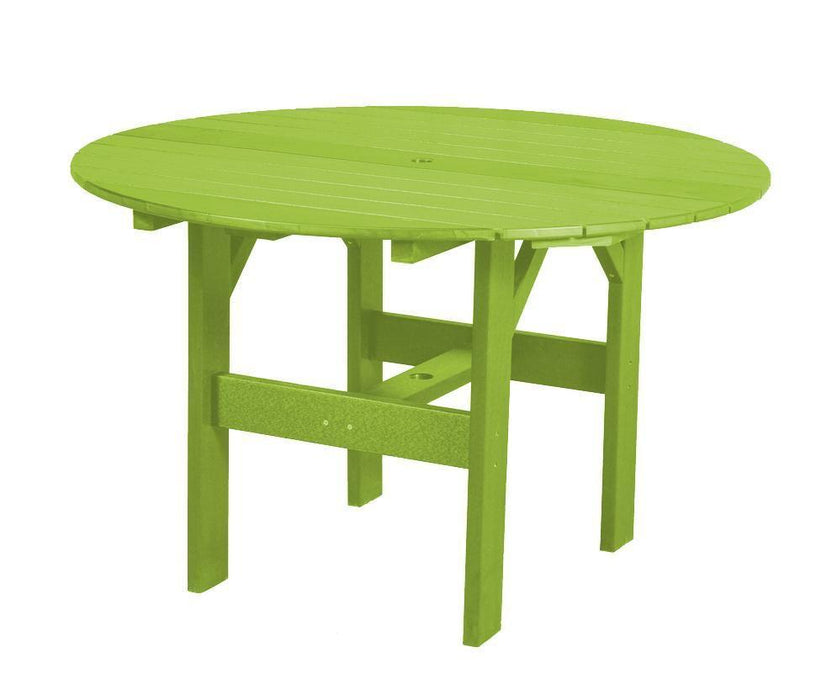 Wildridge Wildridge Classic Recycled Plastic 46" Round Outdoor Table Lime Green Outdoor Table LCC-279-LG