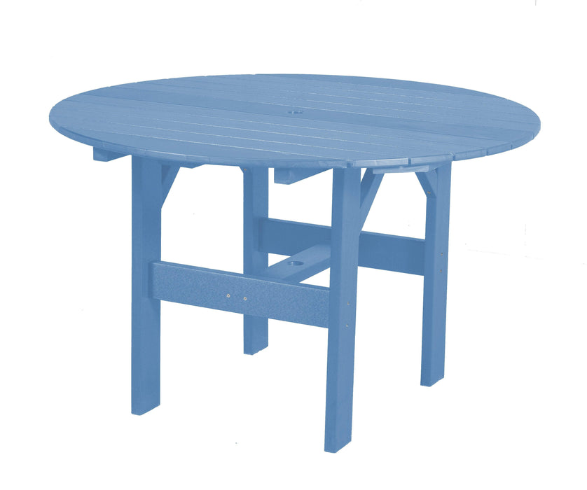 Wildridge Wildridge Classic Recycled Plastic 46" Round Outdoor Table Powder Blue Outdoor Table LCC-279-PAB