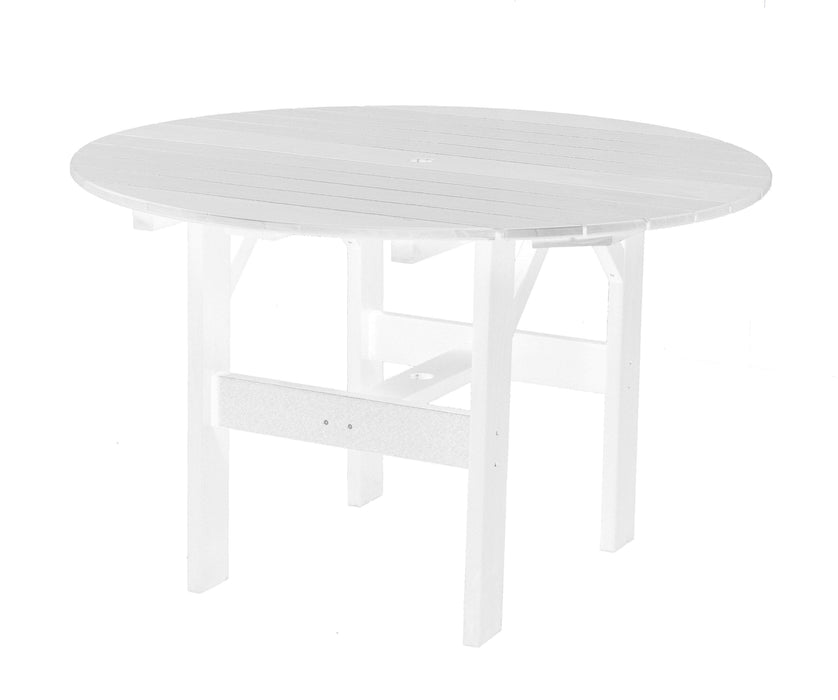 Wildridge Wildridge Classic Recycled Plastic 46" Round Outdoor Table White Outdoor Table LCC-279-WH