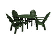 Wildridge Wildridge Classic Recycled Plastic 5 Piece Seating Set Turf Green Dining Sets LCC-280-TG