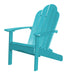 Wildridge Wildridge Classic Recycled Plastic Adirondack Chair Aruba Blue Outdoor Chair LCC-214-AB