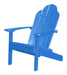 Wildridge Wildridge Classic Recycled Plastic Adirondack Chair Blue Outdoor Chair LCC-214-BL