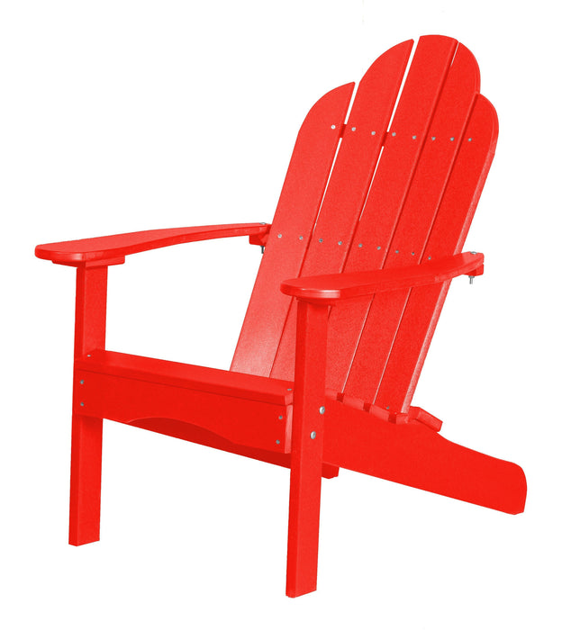 Wildridge Wildridge Classic Recycled Plastic Adirondack Chair Bright Red Outdoor Chair LCC-214-BR