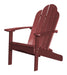 Wildridge Wildridge Classic Recycled Plastic Adirondack Chair Cherry Outdoor Chair LCC-214-C