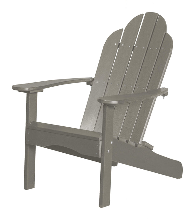 Wildridge Wildridge Classic Recycled Plastic Adirondack Chair Light Gray Outdoor Chair LCC-214-LGR