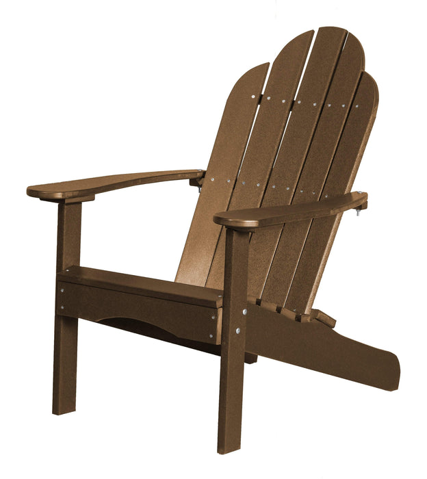 Wildridge Wildridge Classic Recycled Plastic Adirondack Chair Tudor Brown Outdoor Chair LCC-214-TB