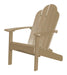 Wildridge Wildridge Classic Recycled Plastic Adirondack Chair Weatherwood Outdoor Chair LCC-214-WW