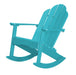 Wildridge Wildridge Classic Recycled Plastic Adirondack Rocker Aruba Blue Rocking Chair LCC-215-AB