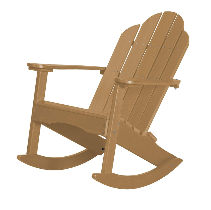 Wildridge Wildridge Classic Recycled Plastic Adirondack Rocker Cedar Rocking Chair LCC-215-CE