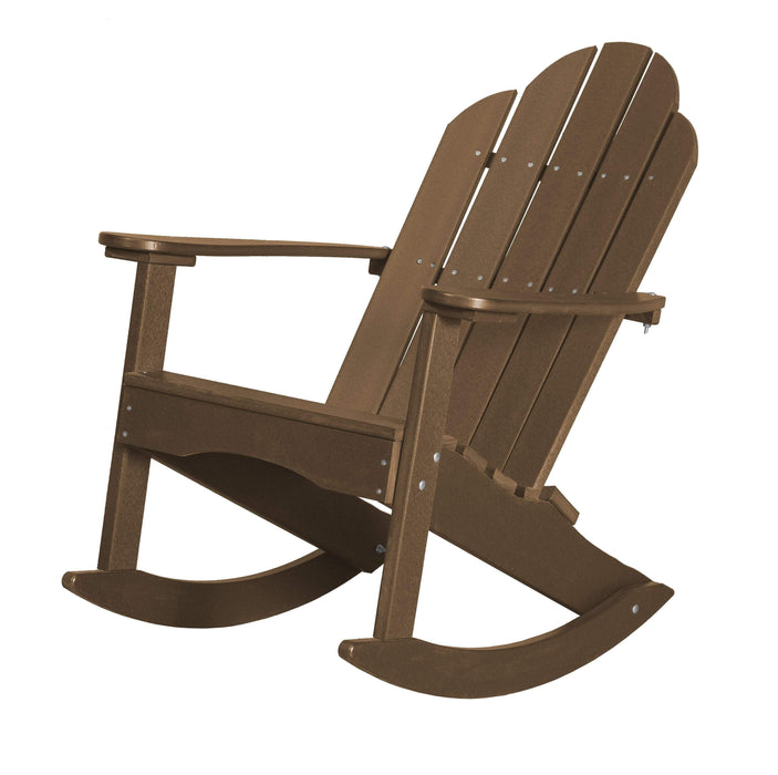 Wildridge Wildridge Classic Recycled Plastic Adirondack Rocker Tudor Brown Rocking Chair LCC-215-TB