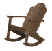 Wildridge Wildridge Classic Recycled Plastic Adirondack Rocker Tudor Brown Rocking Chair LCC-215-TB