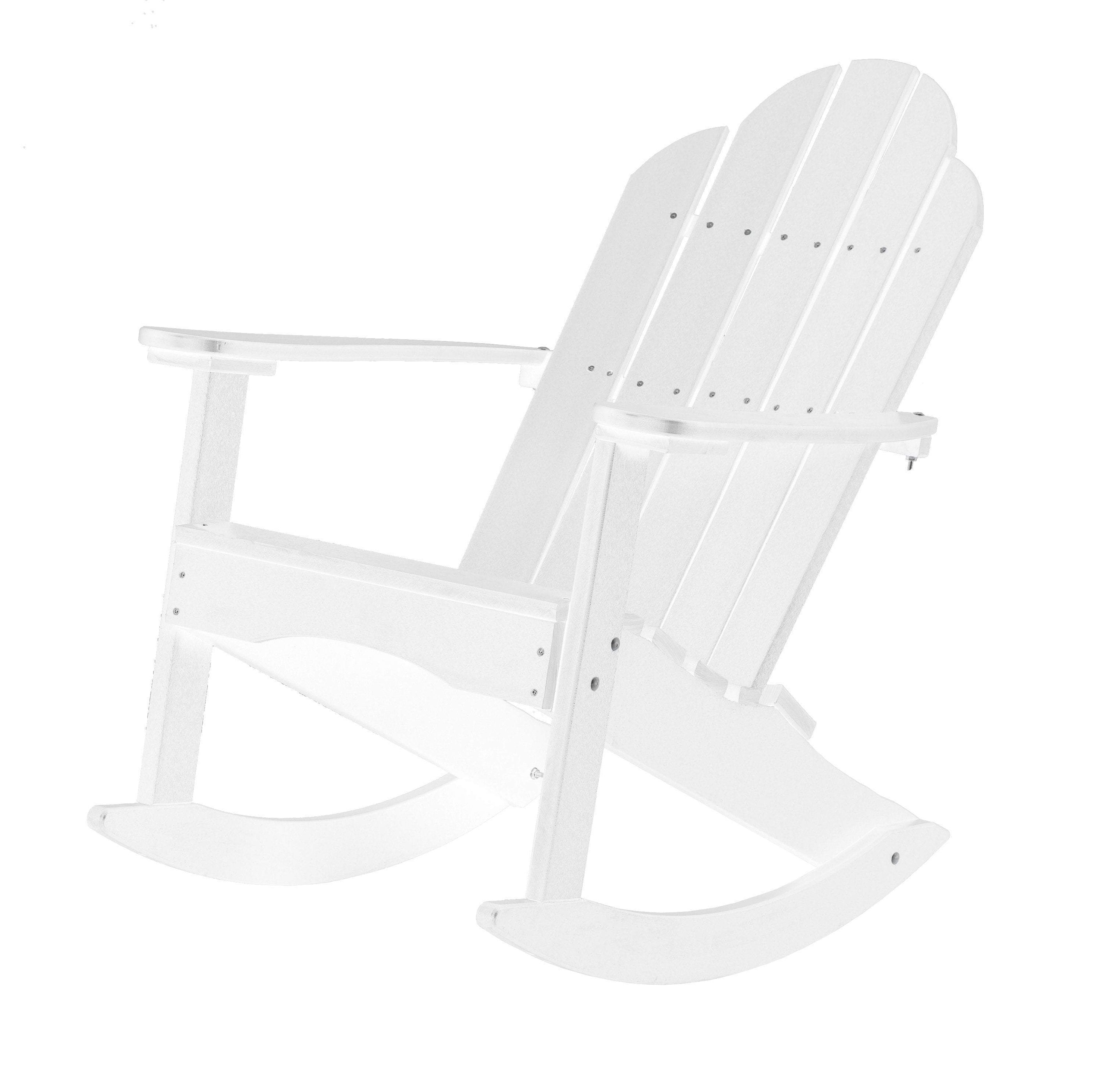 Wildridge Wildridge Classic Recycled Plastic Adirondack Rocker White Rocking Chair Lcc 215 Wh 28513531428943 2816x2800 ?v=1629195056