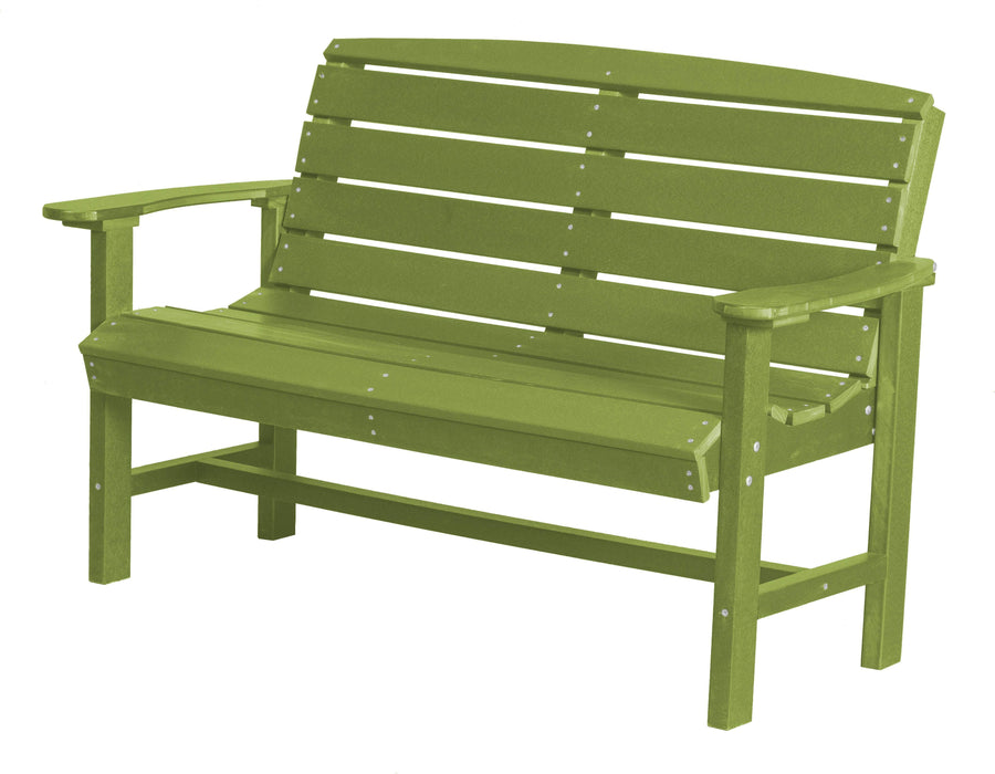Wildridge Wildridge Classic Recycled Plastic Classic Bench Lime Green Outdoor Bench LCC-226-LG