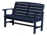 Wildridge Wildridge Classic Recycled Plastic Classic Bench Patriot Blue Outdoor Bench LCC-226-PAB