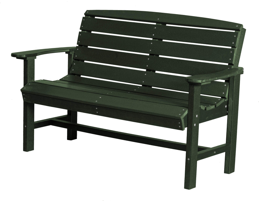 Wildridge Wildridge Classic Recycled Plastic Classic Bench Turf Green Outdoor Bench LCC-226-TG