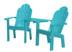 Wildridge Wildridge Classic Recycled Plastic Deck Chair Tete-a-Tete Aruba Blue Chair LCC-229-AB