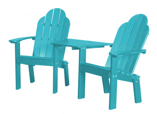 Wildridge Wildridge Classic Recycled Plastic Deck Chair Tete-a-Tete Aruba Blue Chair LCC-229-AB
