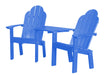 Wildridge Wildridge Classic Recycled Plastic Deck Chair Tete-a-Tete Blue Chair LCC-229-BL