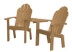 Wildridge Wildridge Classic Recycled Plastic Deck Chair Tete-a-Tete Cedar Chair LCC-229-CE