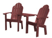 Wildridge Wildridge Classic Recycled Plastic Deck Chair Tete-a-Tete Cherry Chair LCC-229-C