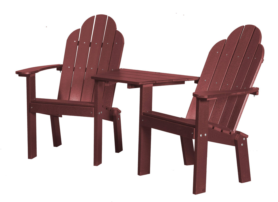 Wildridge Wildridge Classic Recycled Plastic Deck Chair Tete-a-Tete Cherry Chair LCC-229-C
