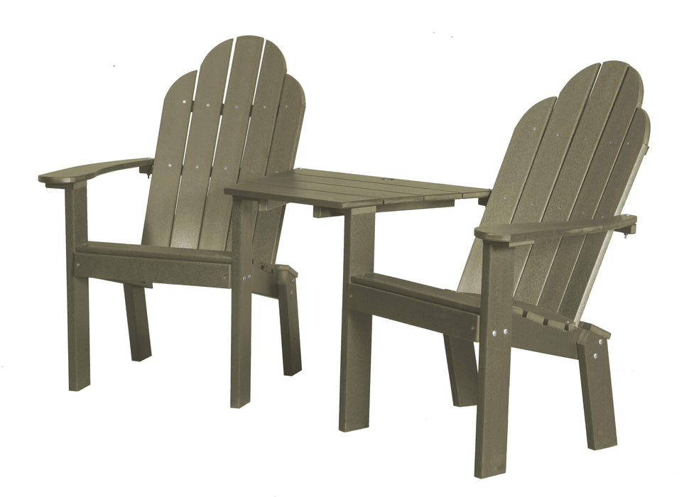 Wildridge Wildridge Classic Recycled Plastic Deck Chair Tete-a-Tete Olive Chair LCC-229-OL