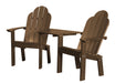 Wildridge Wildridge Classic Recycled Plastic Deck Chair Tete-a-Tete Tudor Brown Chair LCC-229-TB