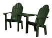 Wildridge Wildridge Classic Recycled Plastic Deck Chair Tete-a-Tete Turf Green Chair LCC-229-TG