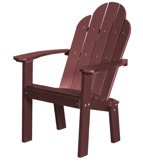 Wildridge Wildridge Classic Recycled Plastic Dining/Deck Chair Cherry Adirondack Deck Chair LCC-252-C