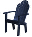 Wildridge Wildridge Classic Recycled Plastic Dining/Deck Chair Patriot Blue Adirondack Deck Chair LCC-252-PAB