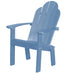 Wildridge Wildridge Classic Recycled Plastic Dining/Deck Chair Powder Blue Adirondack Deck Chair LCC-252-POB