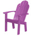Wildridge Wildridge Classic Recycled Plastic Dining/Deck Chair Purple Adirondack Deck Chair LCC-252-PU