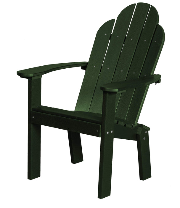 Wildridge Wildridge Classic Recycled Plastic Dining/Deck Chair Turf Green Adirondack Deck Chair LCC-252-TG