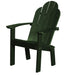 Wildridge Wildridge Classic Recycled Plastic Dining/Deck Chair Turf Green Adirondack Deck Chair LCC-252-TG