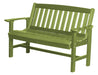 Wildridge Wildridge Classic Recycled Plastic Mission Bench Lime Green Outdoor Bench LCC-225-LG