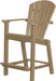 Wildridge Wildridge Classic Recycled Plastic Outdoor 30 High Dining Chair Weathered Wood Dining Chair LCC-250-WW