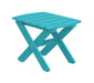 Wildridge Wildridge Classic Recycled Plastic Rectangular Side Table Aruba Blue Side Table LCC-228-AB