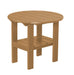 Wildridge Wildridge Classic Recycled Plastic Round Side Table Cedar Side Table LCC-223-CE