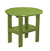 Wildridge Wildridge Classic Recycled Plastic Round Side Table Lime Green Side Table LCC-223-LG
