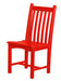 Wildridge Wildridge Classic Recycled Plastic Side Chair Bright Red Chair LCC-253-BR