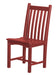 Wildridge Wildridge Classic Recycled Plastic Side Chair Cardinal Red Chair LCC-253-CR