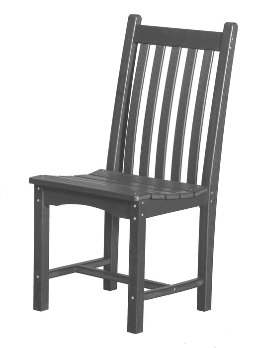 Wildridge Wildridge Classic Recycled Plastic Side Chair Dark Gray Chair LCC-253-DG