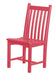 Wildridge Wildridge Classic Recycled Plastic Side Chair Dark Pink Chair LCC-253-DP