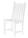 Wildridge Wildridge Classic Recycled Plastic Side Chair White Chair LCC-253-WH