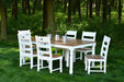 Wildridge Wildridge Farm House 72 Dining Table Set With 6 Dining Chairs Weatherwood on Tudor Brown Dining Table LCC-588-WWB
