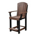 Wildridge Wildridge Heritage Outdoor Patio Chair Weatherwood on Tudor Brown Chair LCC-171-WWB