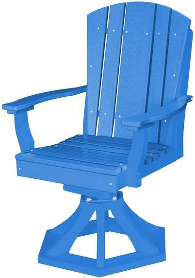 Wildridge Wildridge Heritage Outdoor Swivel Rocker Dining Chair Blue Dining Chair LCC-155-BL