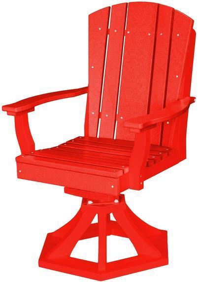Wildridge Wildridge Heritage Outdoor Swivel Rocker Dining Chair Bright Red Dining Chair LCC-155-BR