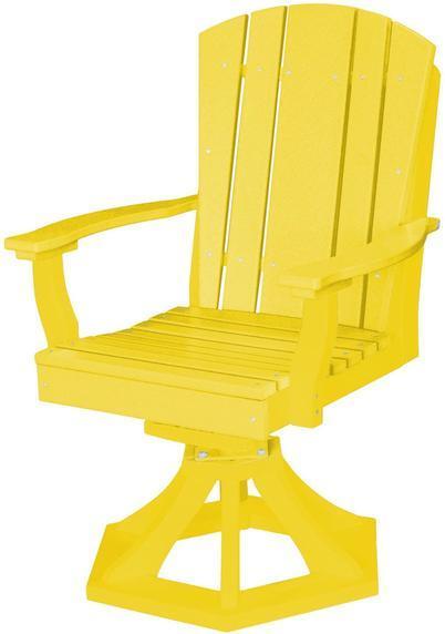 Wildridge Wildridge Heritage Outdoor Swivel Rocker Dining Chair Lemon Yellow Dining Chair LCC-155-LEY