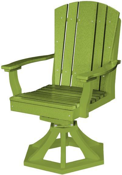 Wildridge Wildridge Heritage Outdoor Swivel Rocker Dining Chair Lime Green Dining Chair LCC-155-LIG